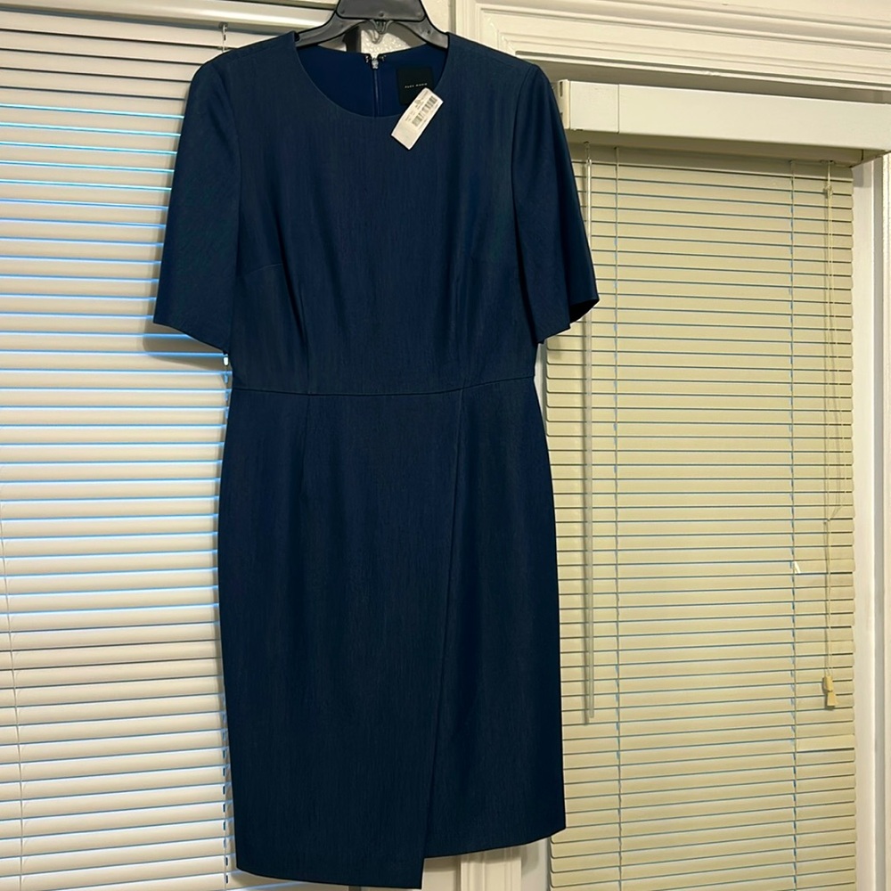 Blue fully lined dress by Alex Marie